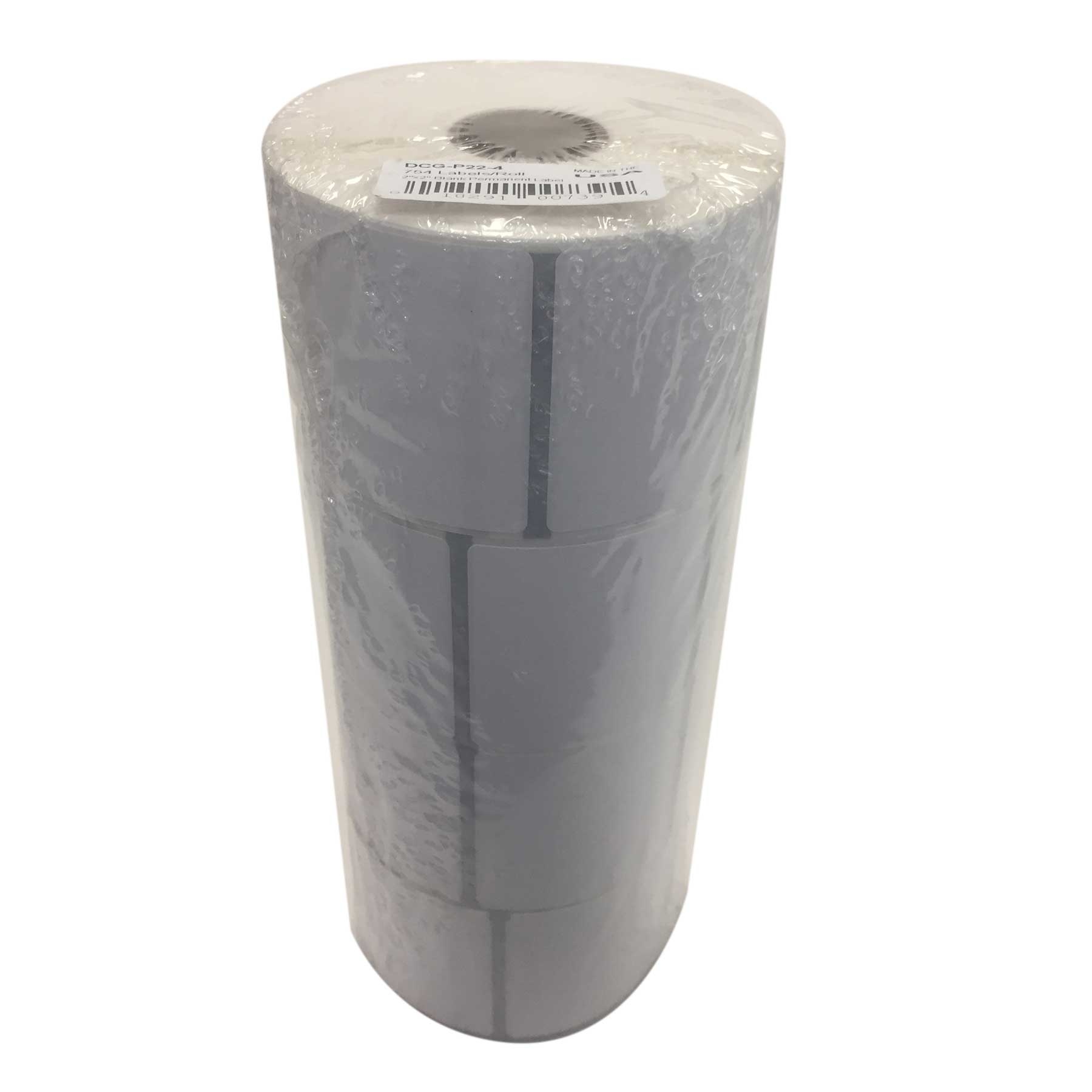 National Checking Date Code Genie Permanent Blank Label Roll, 2 x 2 inch -- 4 per case.