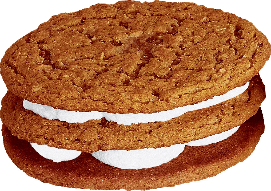 Little Debbie Vending Double Decker Oatmeal Creme Pie FOA -- 54 per case.