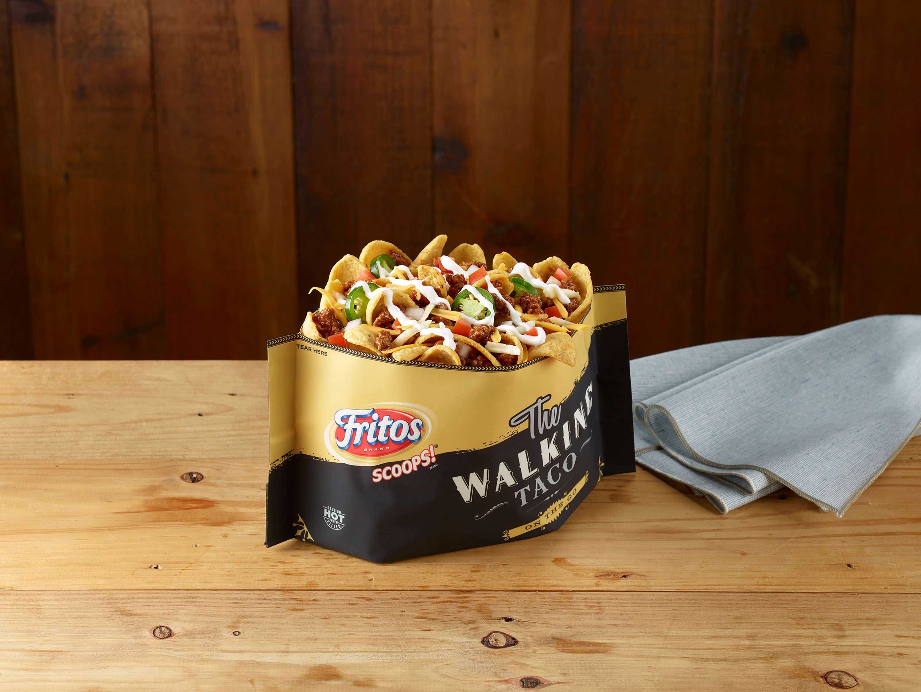 Fritos Scoop Top N Go Corn Chips, 3.5 Ounce Plastic Bag -- 18 per case.