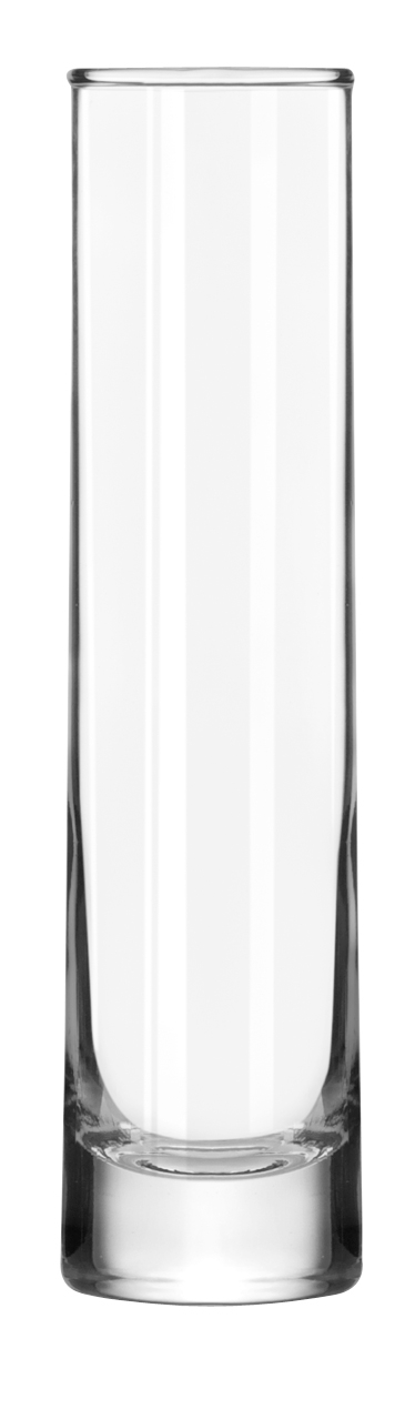 Libbey 2824 Glass Cylinder Bud Vase, 7.5 inch -- 24 per case