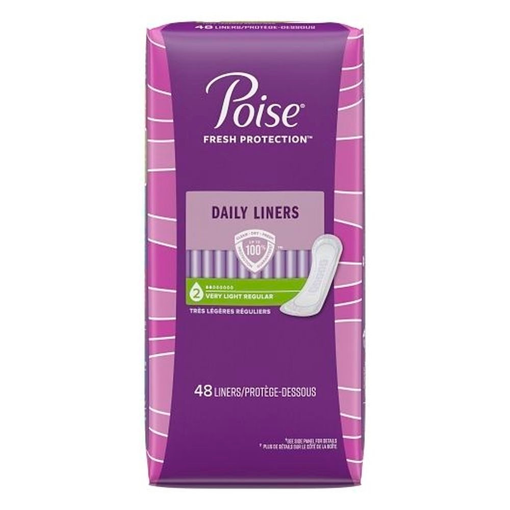 Poise Fresh Protection Very Light Liner, 48 count -- 4 per case