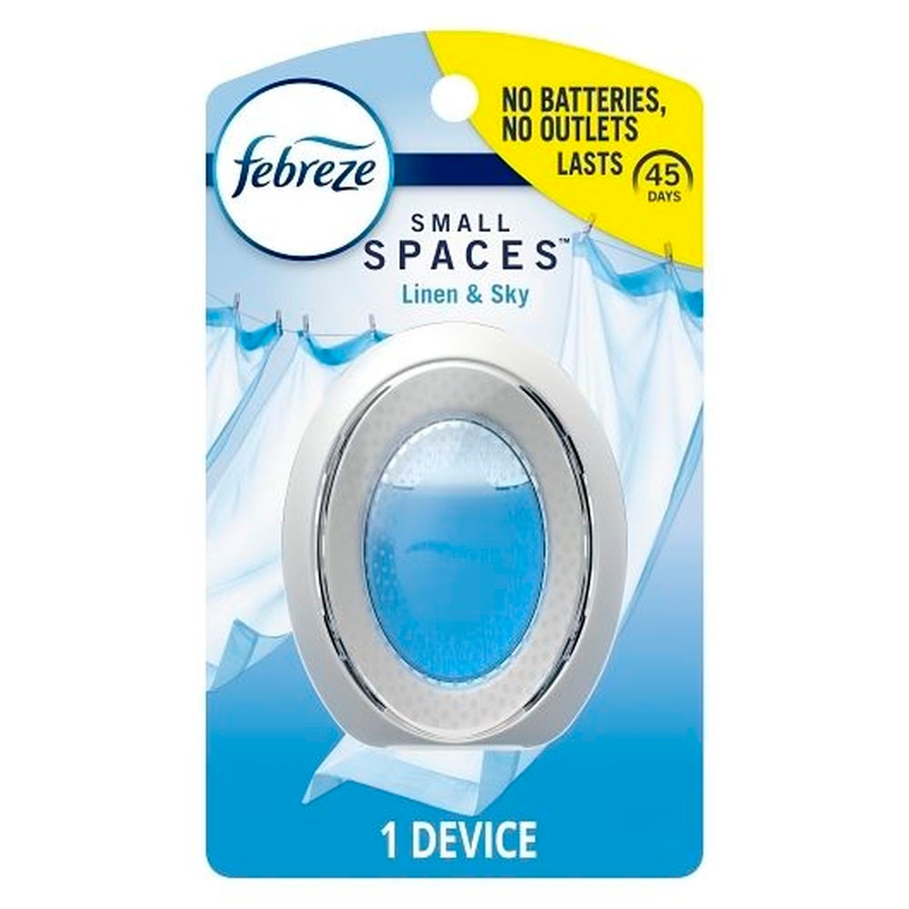 Febreze Small Spaces Linen and Sky Air Freshener, 0.25 Ounce -- 6 per case