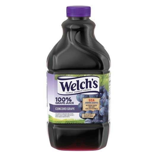 Welchs 100 Percent Grape Juice, 64 Ounce -- 8 per case