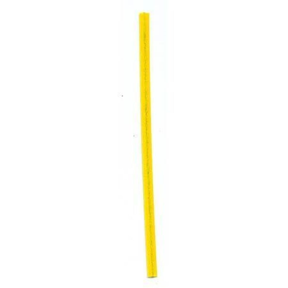 Bedford Yellow Twist Tie Paper with Single Wire, 4 x 3/16 inch -- 2000 per case.