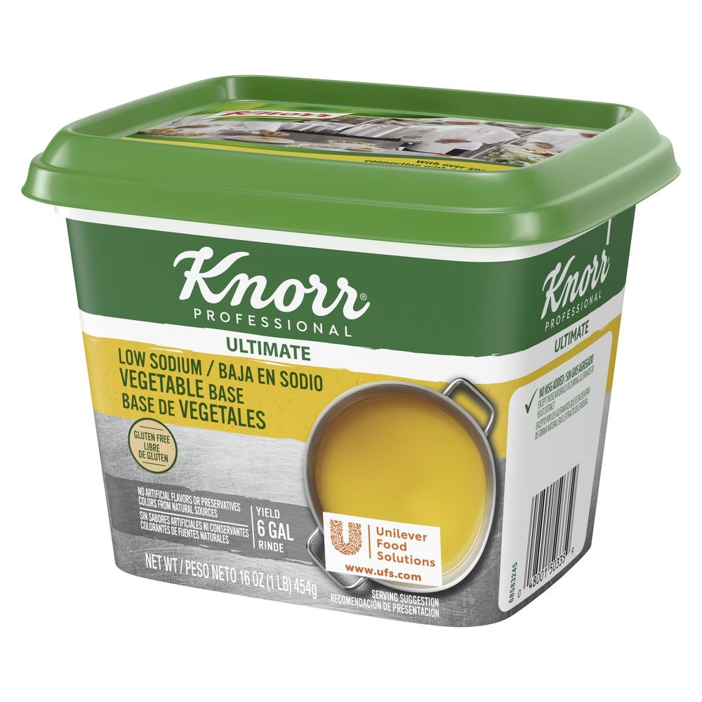 Single Knorr Professional Ultimate Low Sodium Vegetable Stock Base, 1 Pound