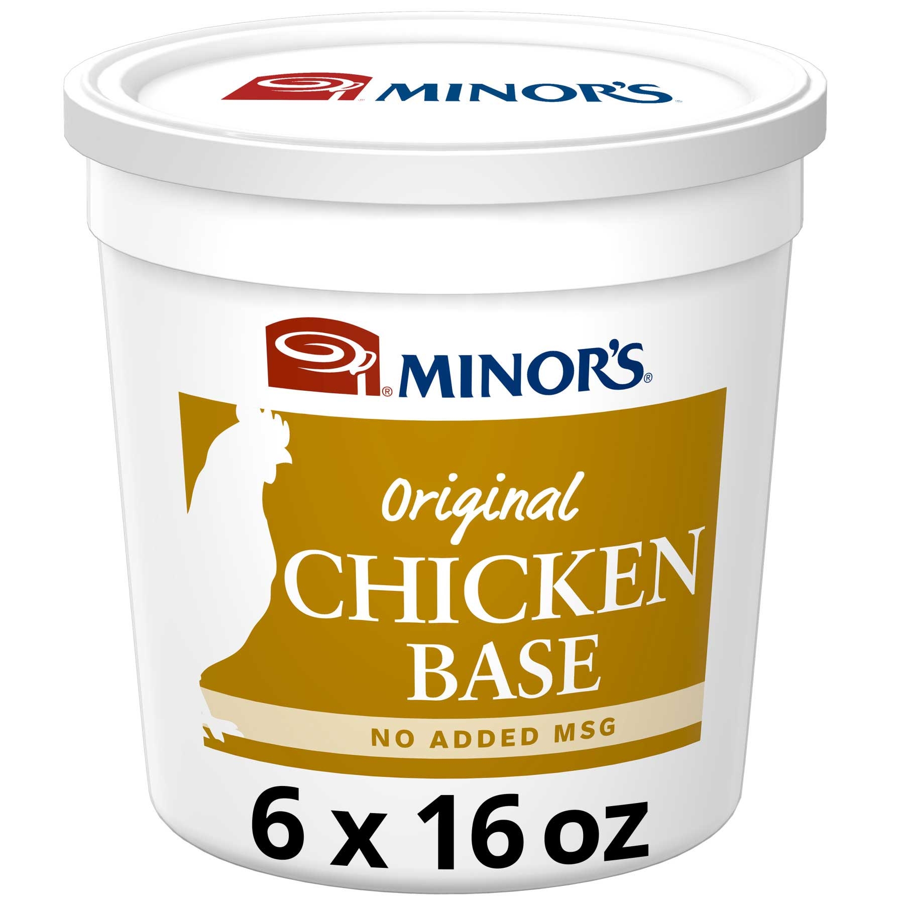 Nestle Minors No Added MSG Chicken Base, 1 Pound -- 6 per case.