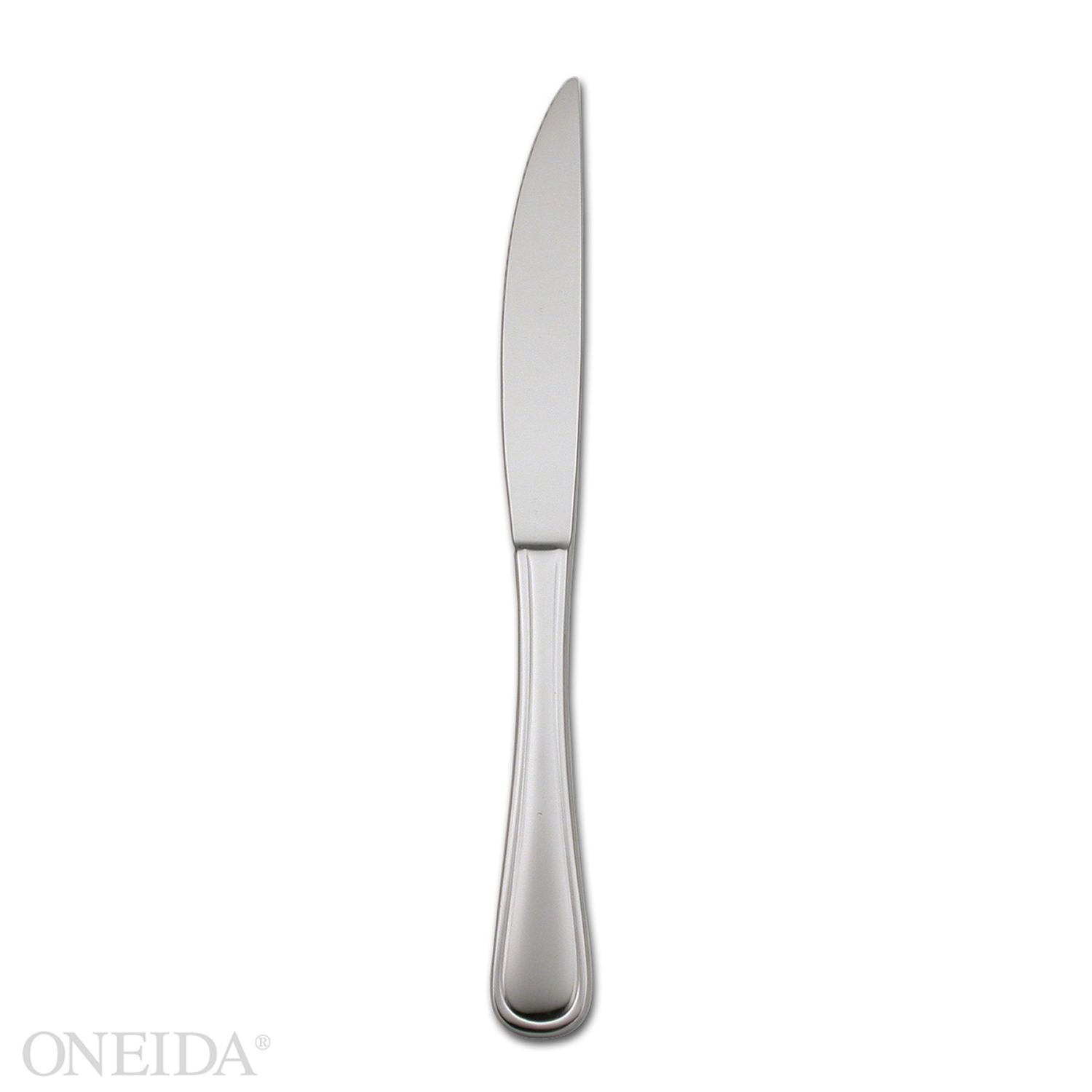 Oneida New Rim Silverplated Steak Knife One Piece -- 12 per case.