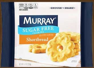 Murray Sugar Free Shortbread Cookies, 7.7 Ounce -- 12 per case