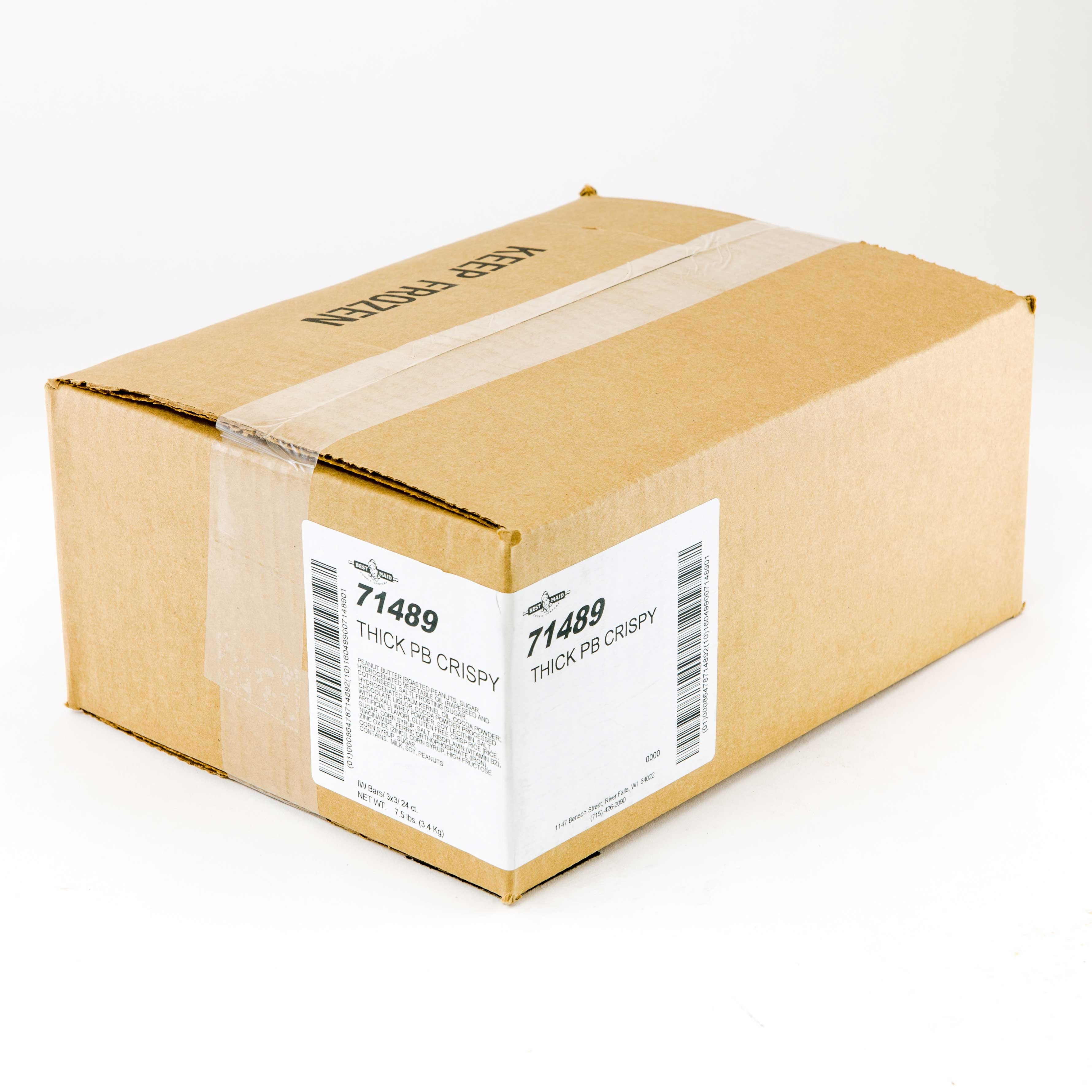 Best Maid Peanut Butter Crispy Bar, 5 Ounce -- 24 per case.