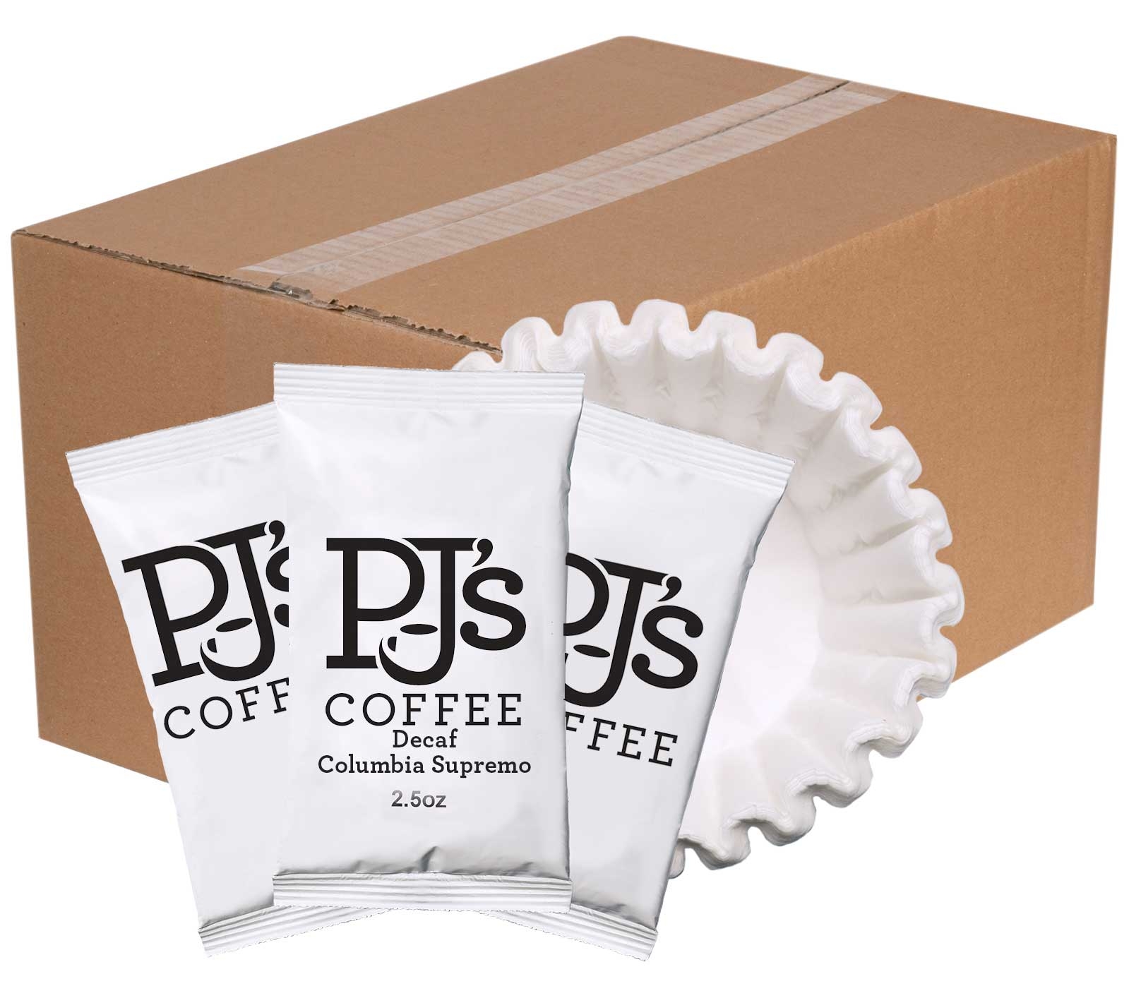 PJs Decaf Colombian Coffee, 2.5 Ounce -- 24 per case