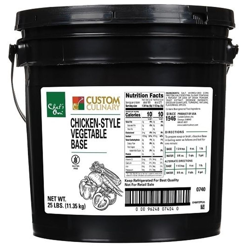 Chefs Own Chicken-Style Vegetable Consomme Base, 25 Pound