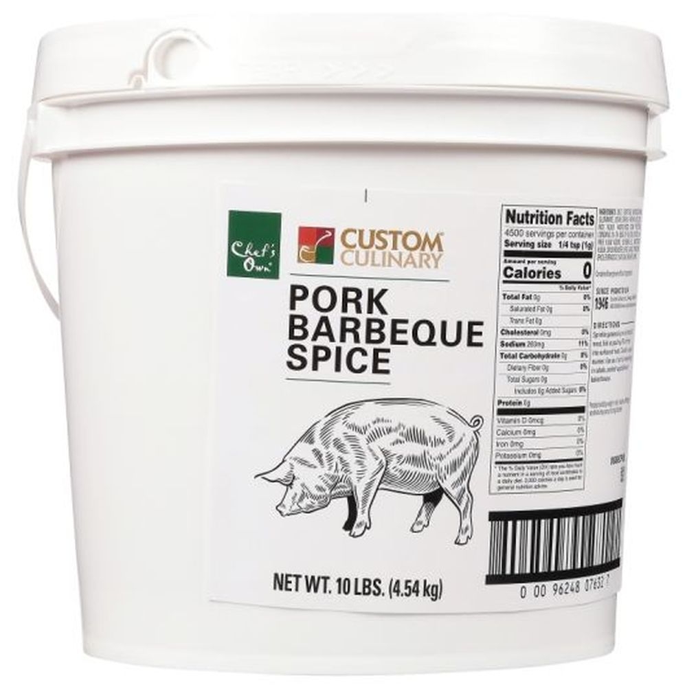 Chefs Own Pork Barbecue Spice, 10 Pound
