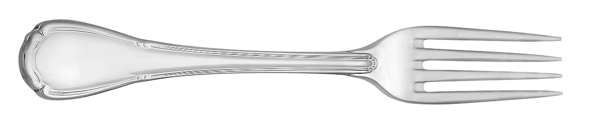 World Tableware Inc IC Baroque Stainless Steel Utility Dessert Fork -- 12 per case.