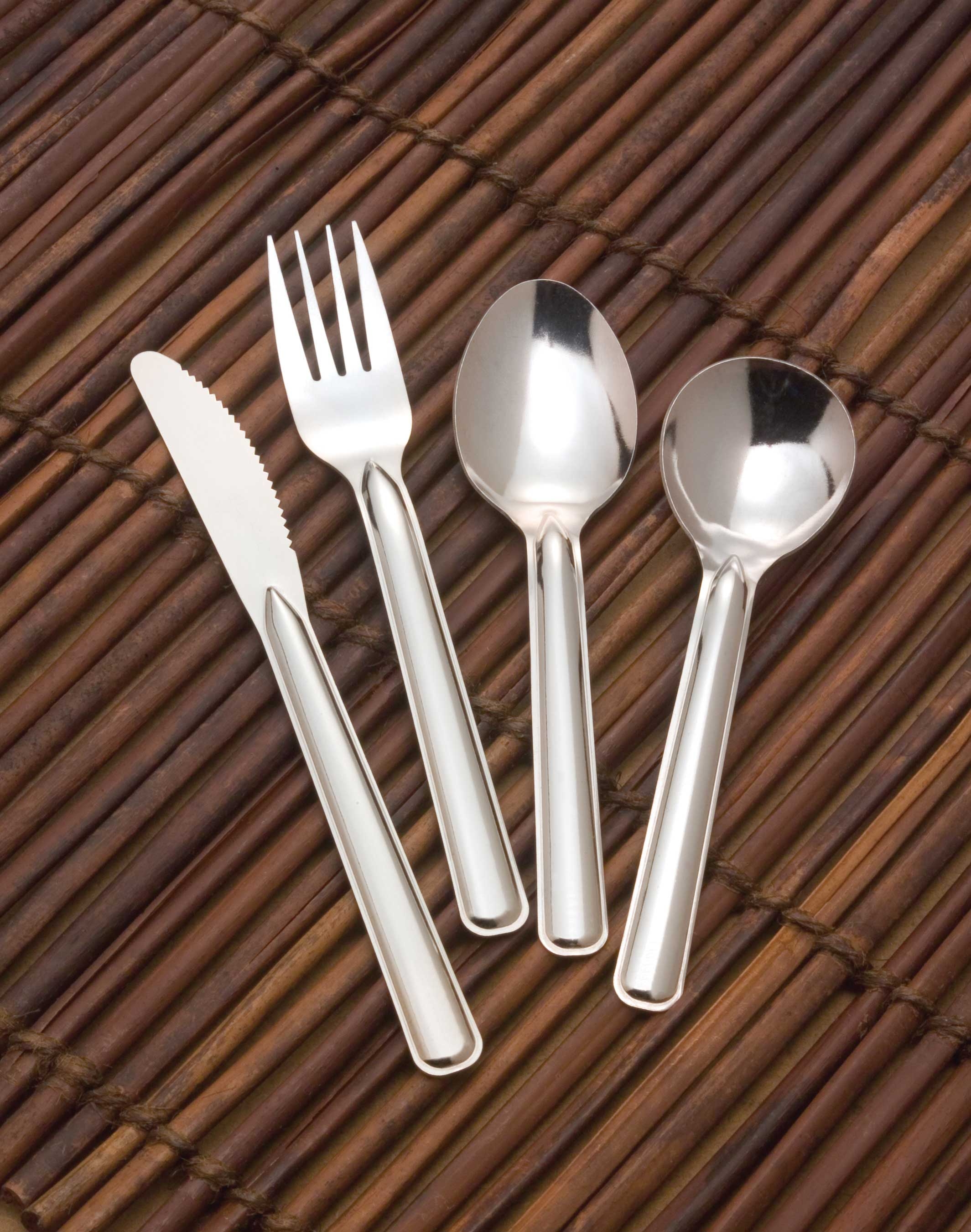 World Tableware Disposable EcoWare Stainless Steel Dinner Fork, 6 inch -- 600 per case.