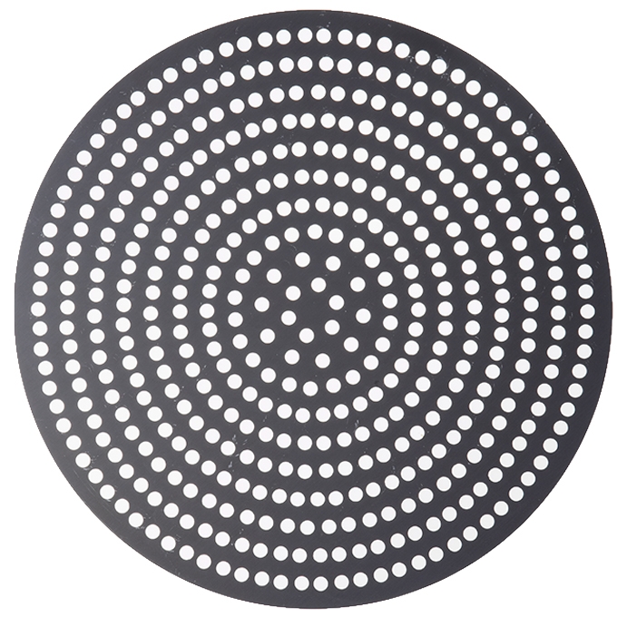American Metalcraft Hard Coat Anodized Aluminum Super Perforated Disk, 20 inch