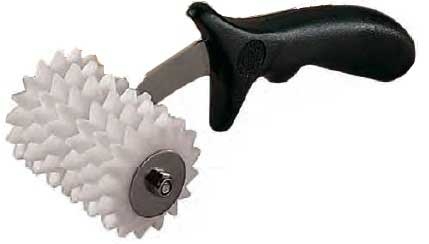 American Metalcraft 3.5 inch Stainless Steel Heavy Duty Plastic Roller Half Size Docker