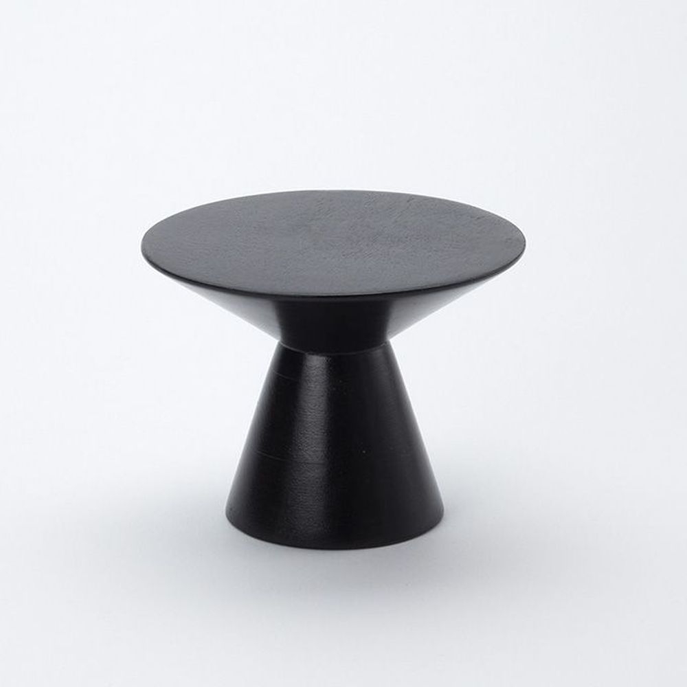 American Metalcraft Upton Collection Espresso Finished Wood Pedestal, 5 1/4 inch Height