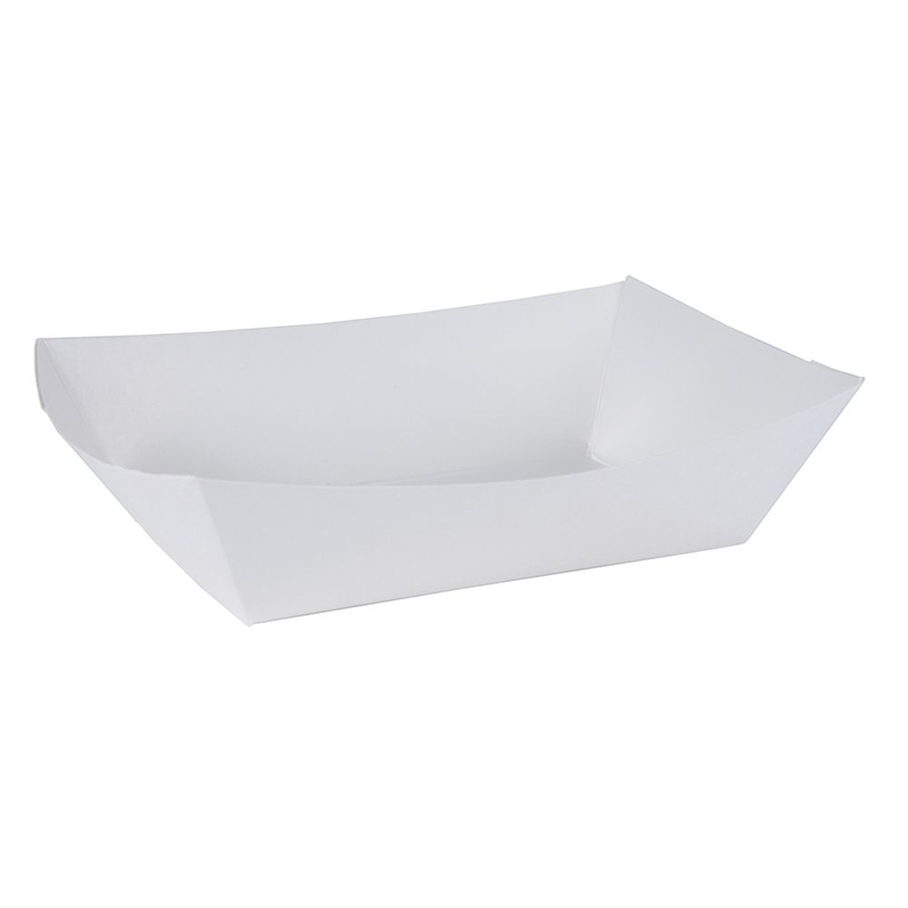 Southern Champion Tray Number 100 White Food Tray, 1 Pound Capacity -- 1000 per case