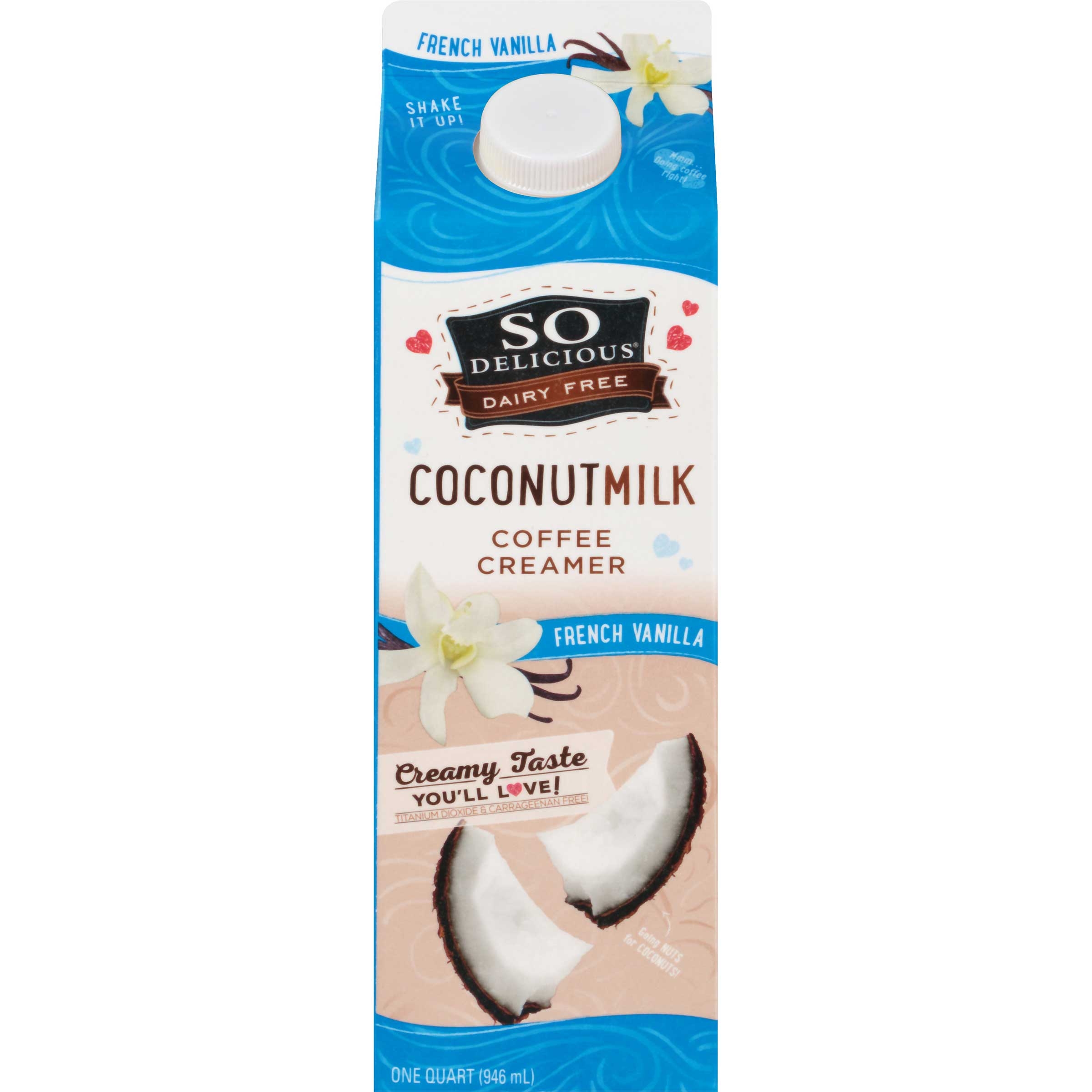 So Delicious French Vanilla Coconut Mil Creamer, 946 Milliliter -- 12 per case