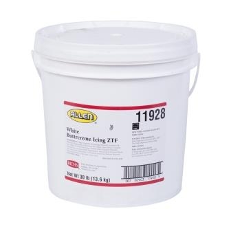 Richs Zero Trans Fat White Buttrcreme Icing, 30 Pound.