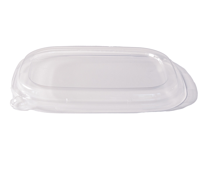 Kitch 24/7 Rectangle Clear Lid for 38 or 48 Ounce Bowl -- 200 per case
