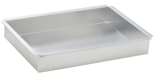 Winco Rectangular Aluminum Cake Pan, 9 x 13 x 2 inch