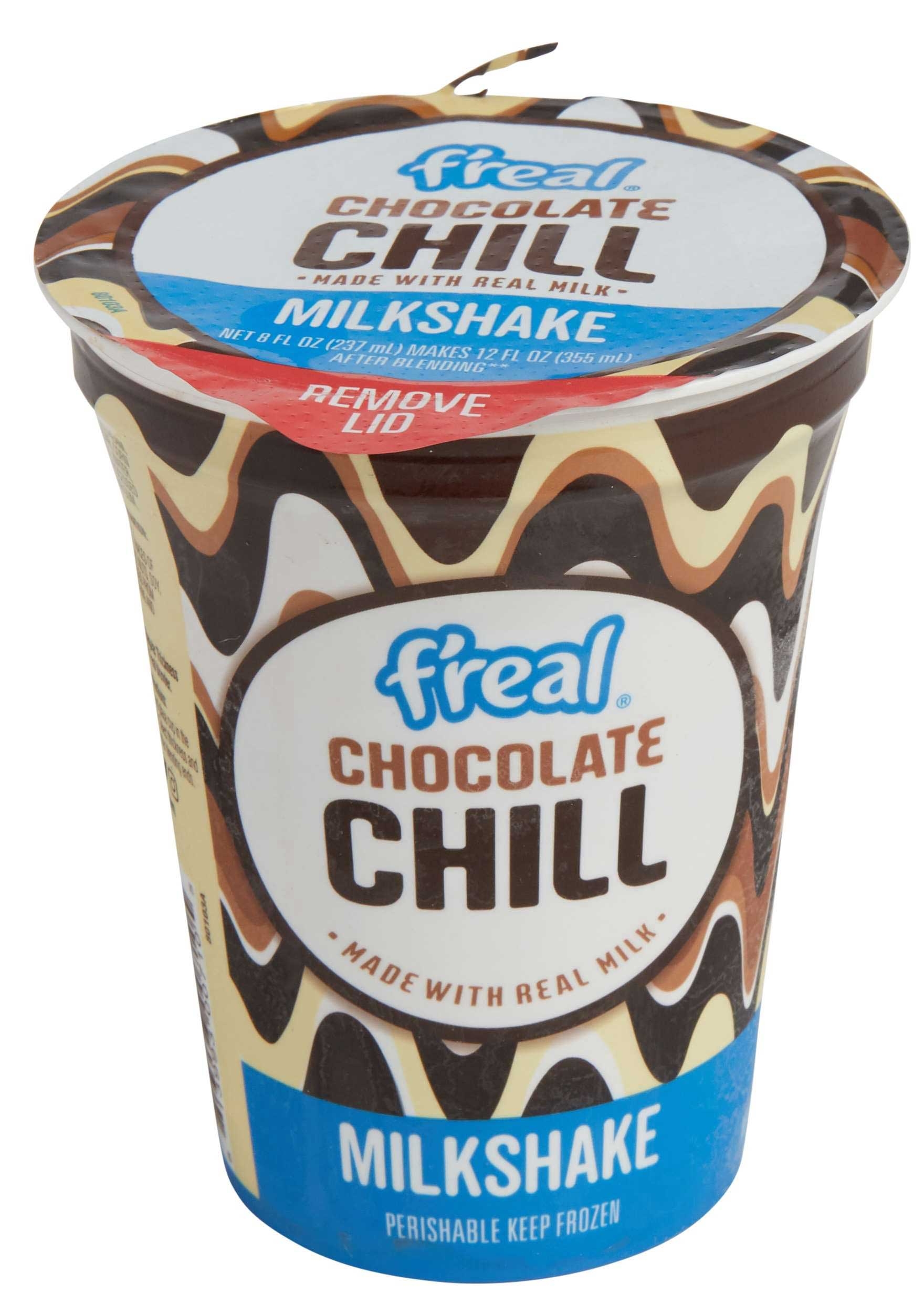 Freal Chocolate Chill Milkshake, 8 Fluid Ounce -- 12 per case