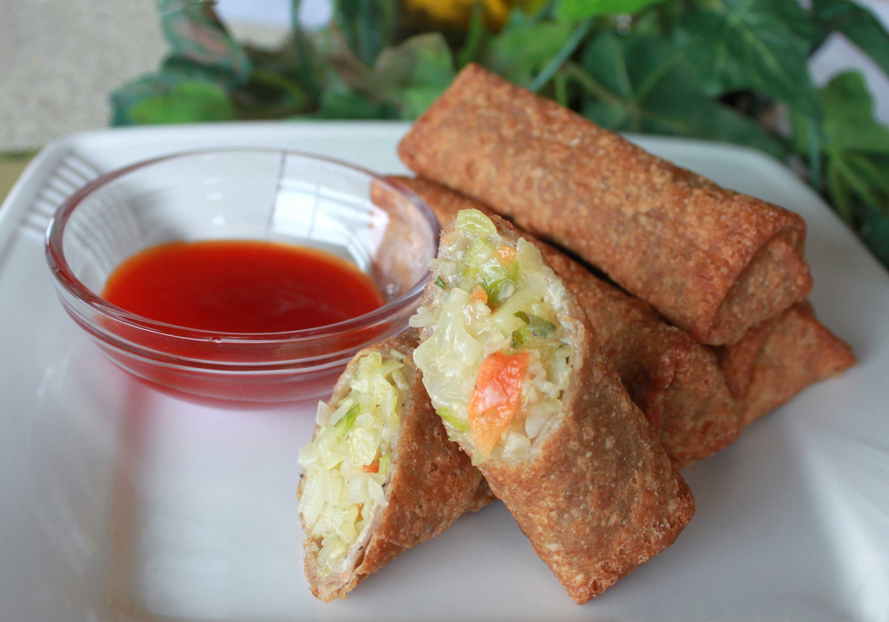 Green Dragon Whole Grain Vegetable Egg Roll -- 100 per case.