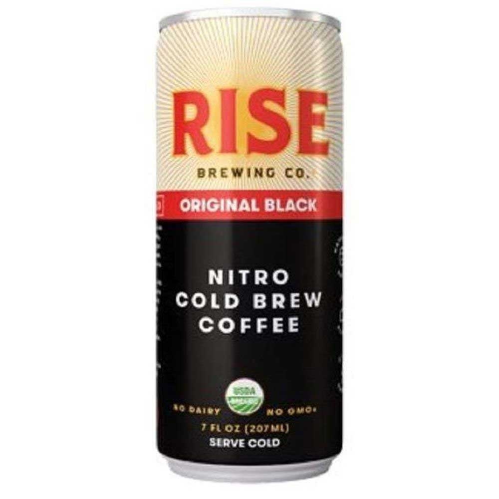 Rise Brewing Co Original Black Nitro Cold Brew Coffee, 7 Fluid Ounce -- 12 per case
