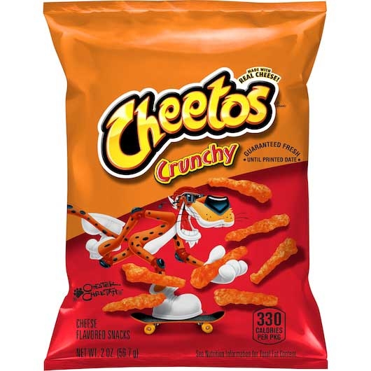 Cheetos Crunchy Cheese Flavored Snacks, 2 Ounce -- 64 per case.