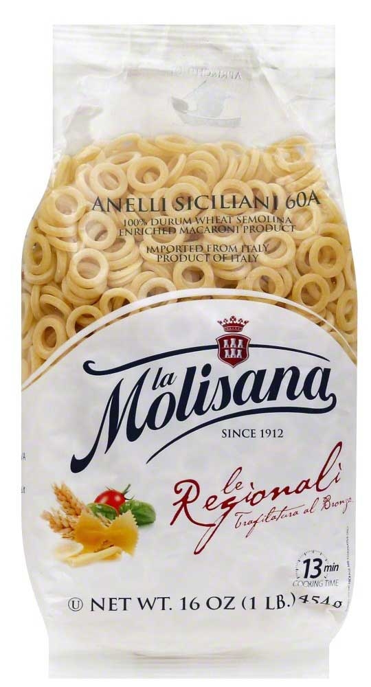 La Molisana Anelli Siciliani Pasta, 16 Ounce -- 12 per case