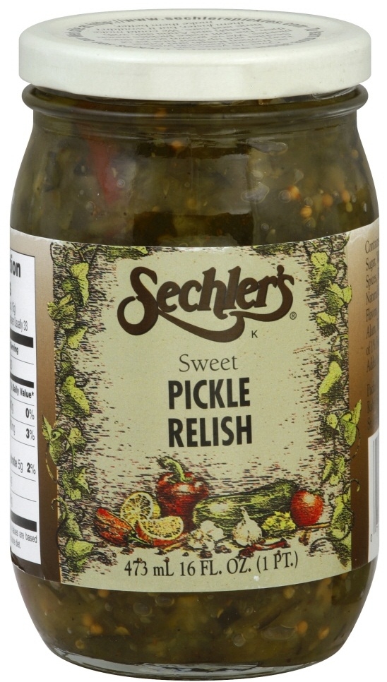 Sechlers Sweet Pickle Relish, 16 Ounce -- 12 per case