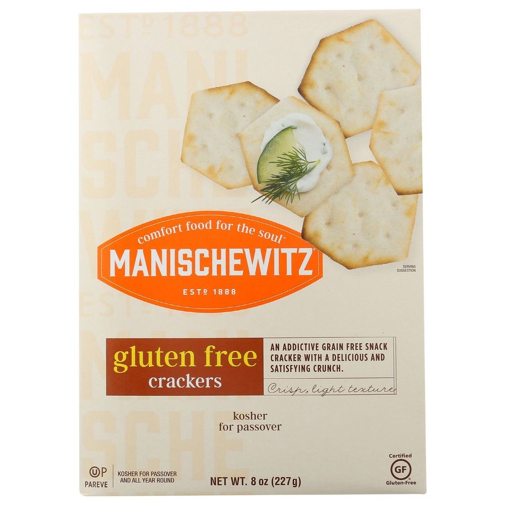 Manischewitz Gluten Free Crackers, 8 Ounce -- 12 per case