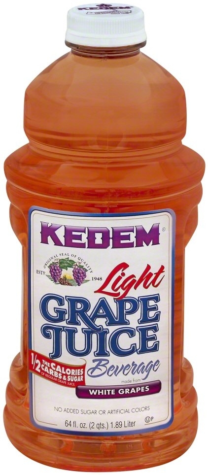 Kedem Light White Grape Juice, 64 Ounce -- 8 per case