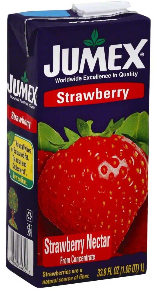 Jumex Strawberry Nectar - Tetra Pack, 33.81 Ounce -- 12 per case