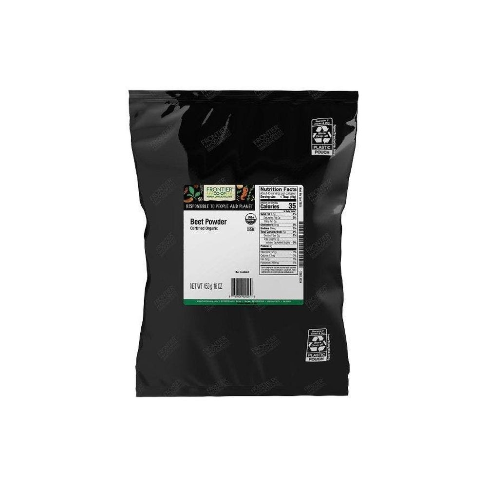 Frontier Organic Beet Powder, 16 Ounce