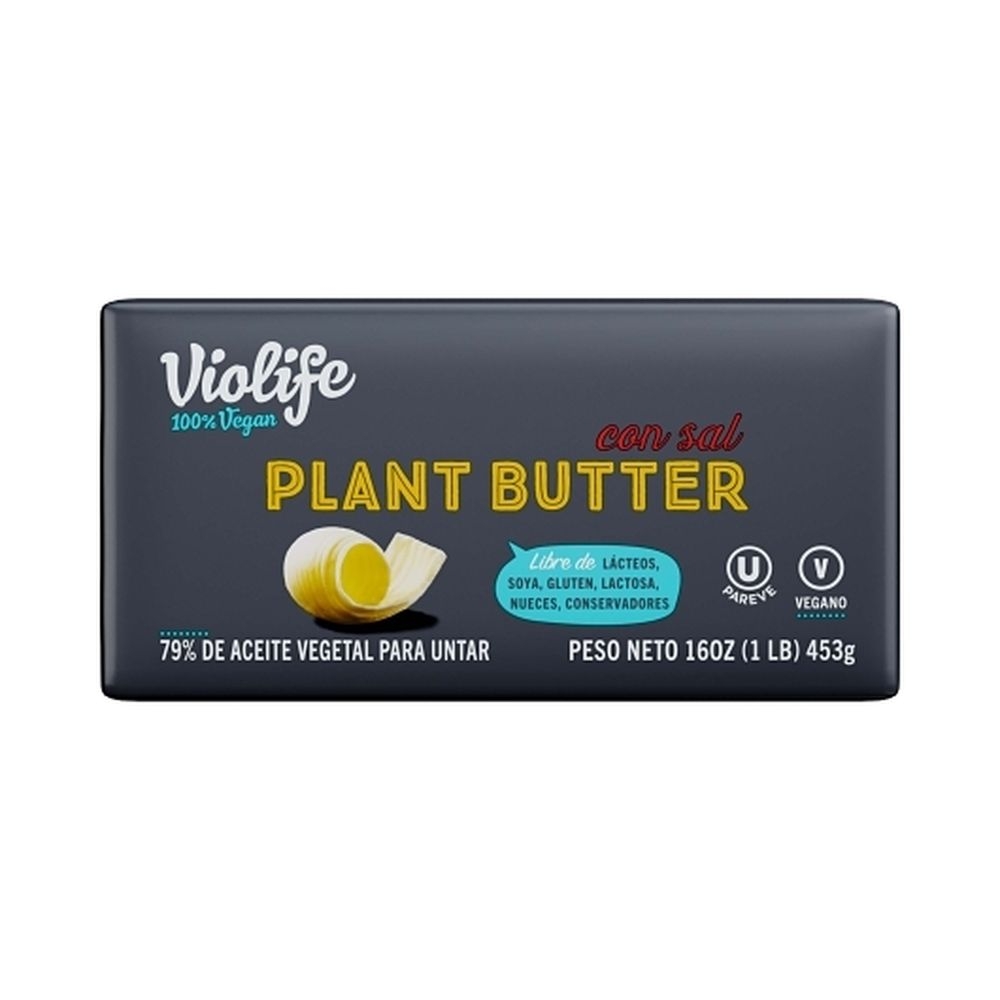 Violife Plant Based Salted Butter Brick, 1 Pound -- 36 per case