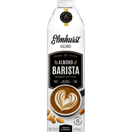 Elmhurst Milked Almond Barista, 32 Fluid Ounce -- 6 per case