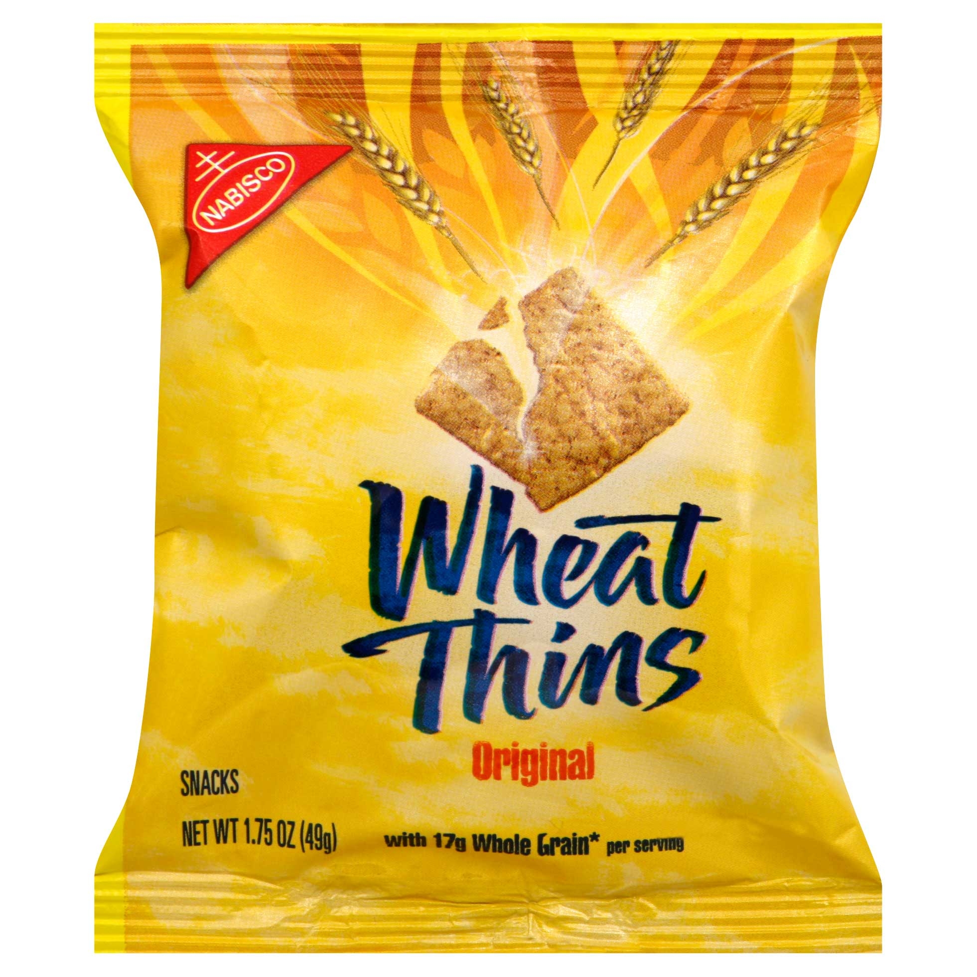 Wheat Thins Cracker - 1.75 oz. bag, 72 per case