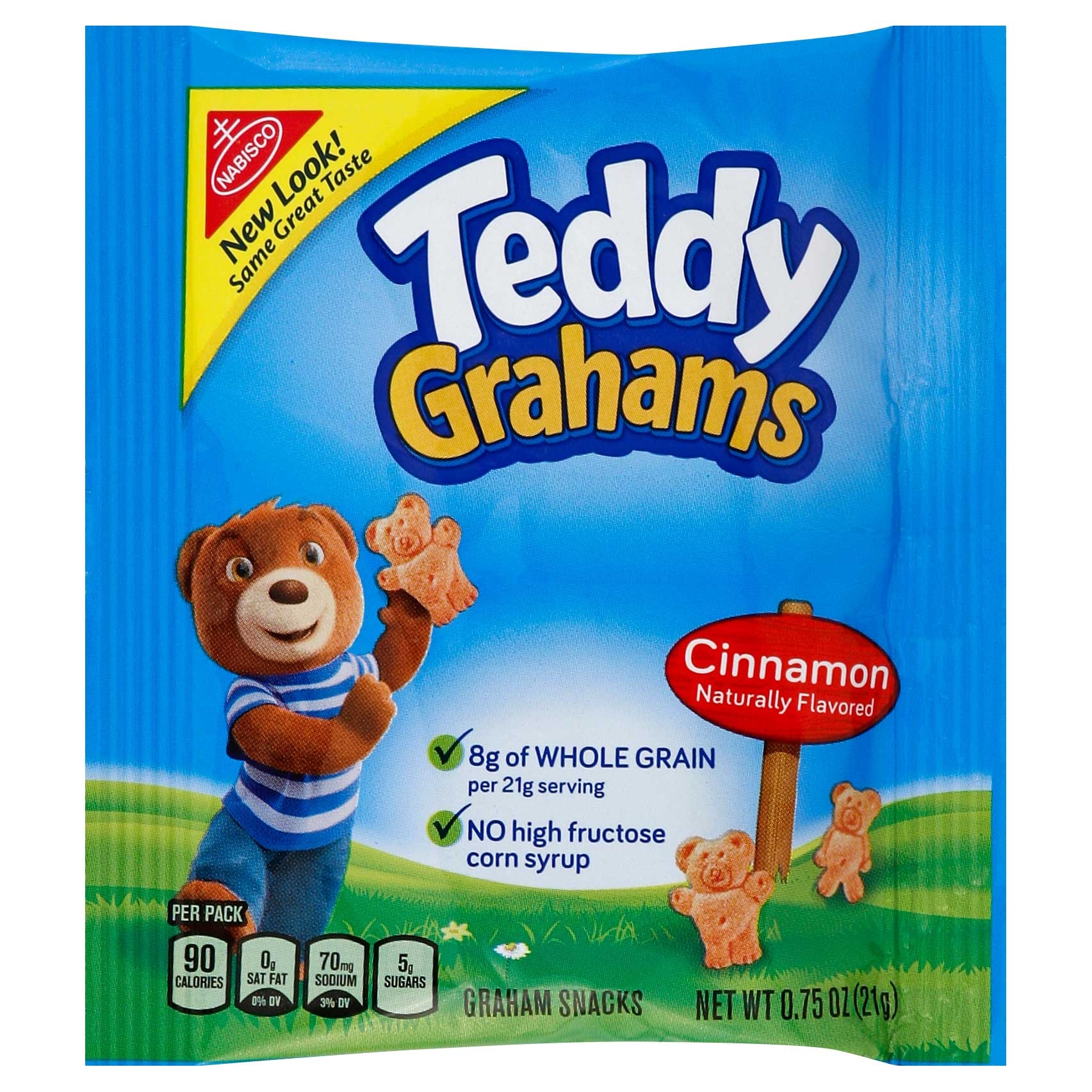 Teddy Grahams - Graham Cracker Cinnamon Cookies 150 Case .75 Ounce
