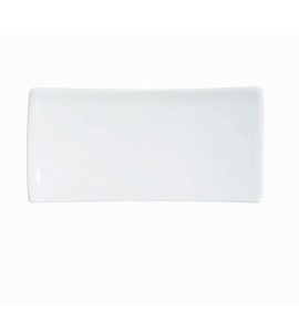 Cardinal International Arcoroc Appetizer Rectangular Plate, 5 5/8 x 2 3/4 inch -- 24 per case.