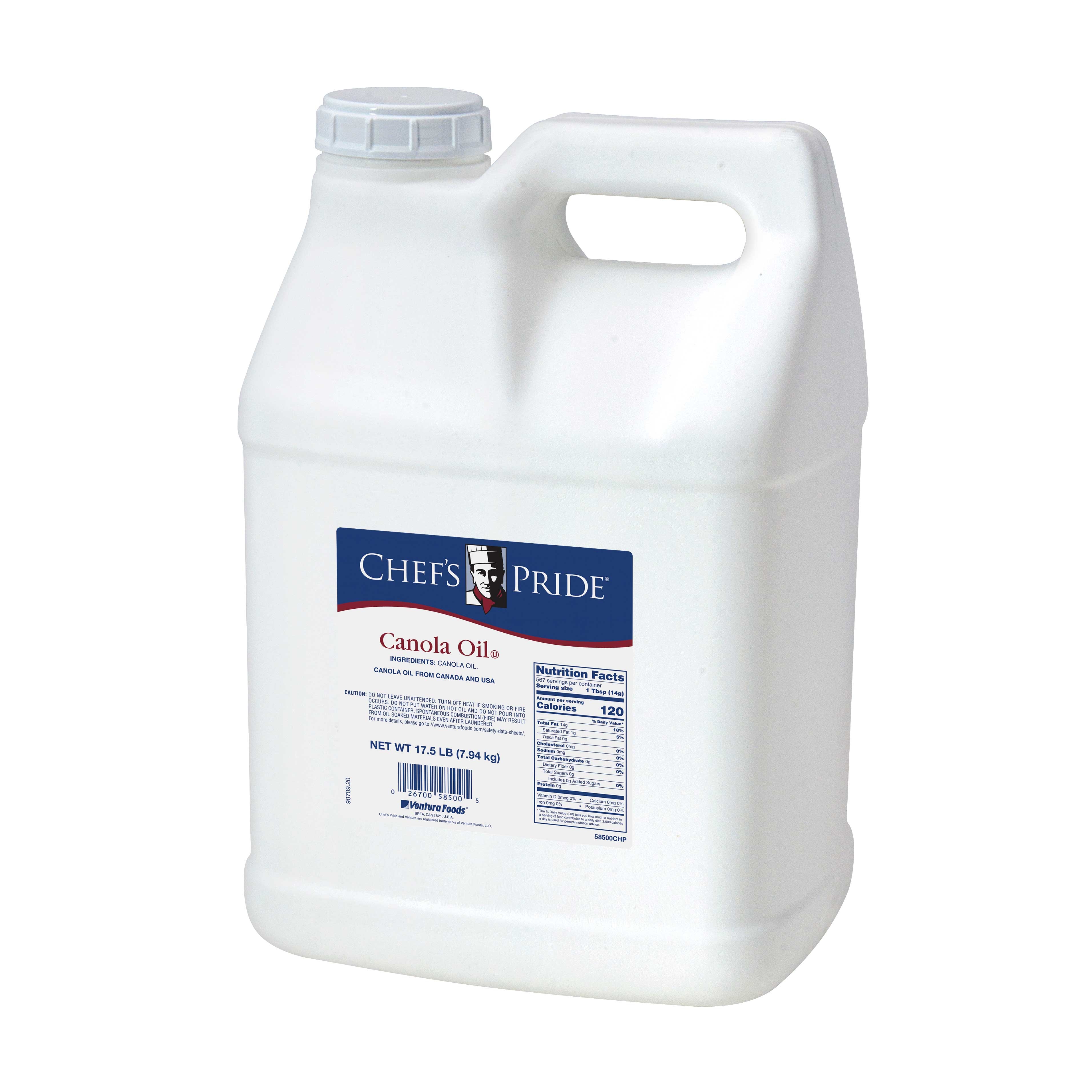 Chefs Pride Canola Oil, 17.5 Lb -- 2 Per Case