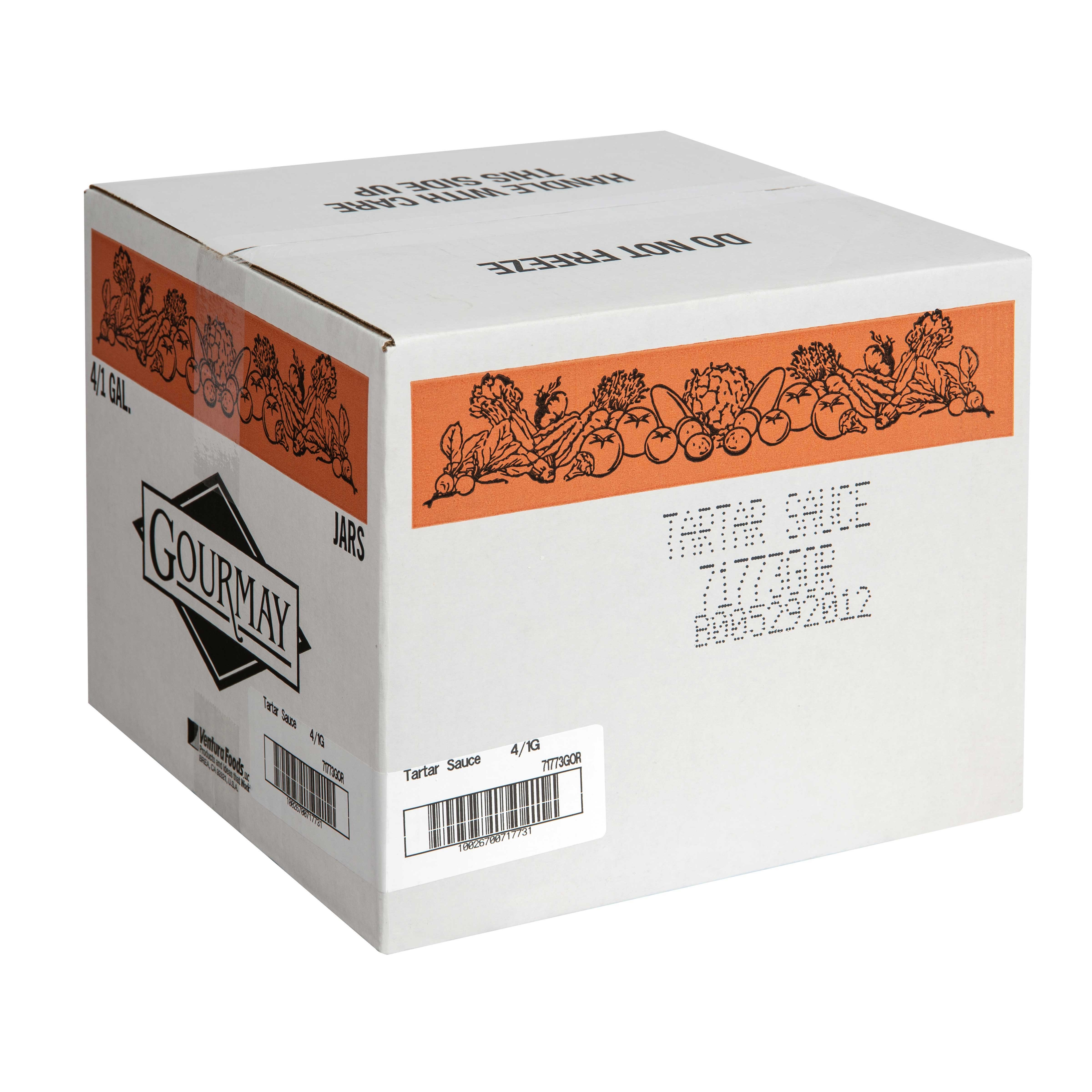 Gourmay No Trans Fat Tartar Sauce, 1 Gallon -- 4 per case.