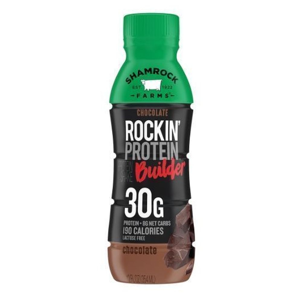Rockin Protein Chocolate Builder, 12 Fluid Ounce -- 12 per case