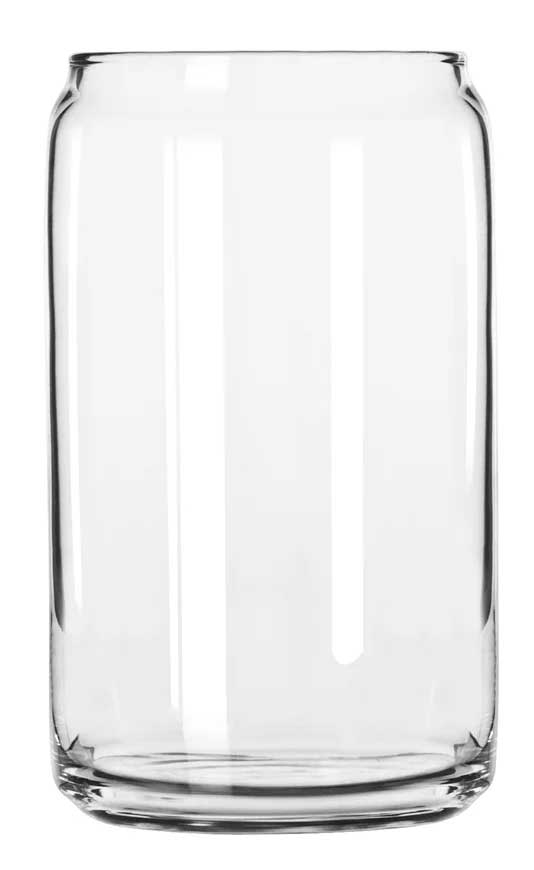 Libbey 209 Beer Can Glass, 16 Ounce -- 24 per case.