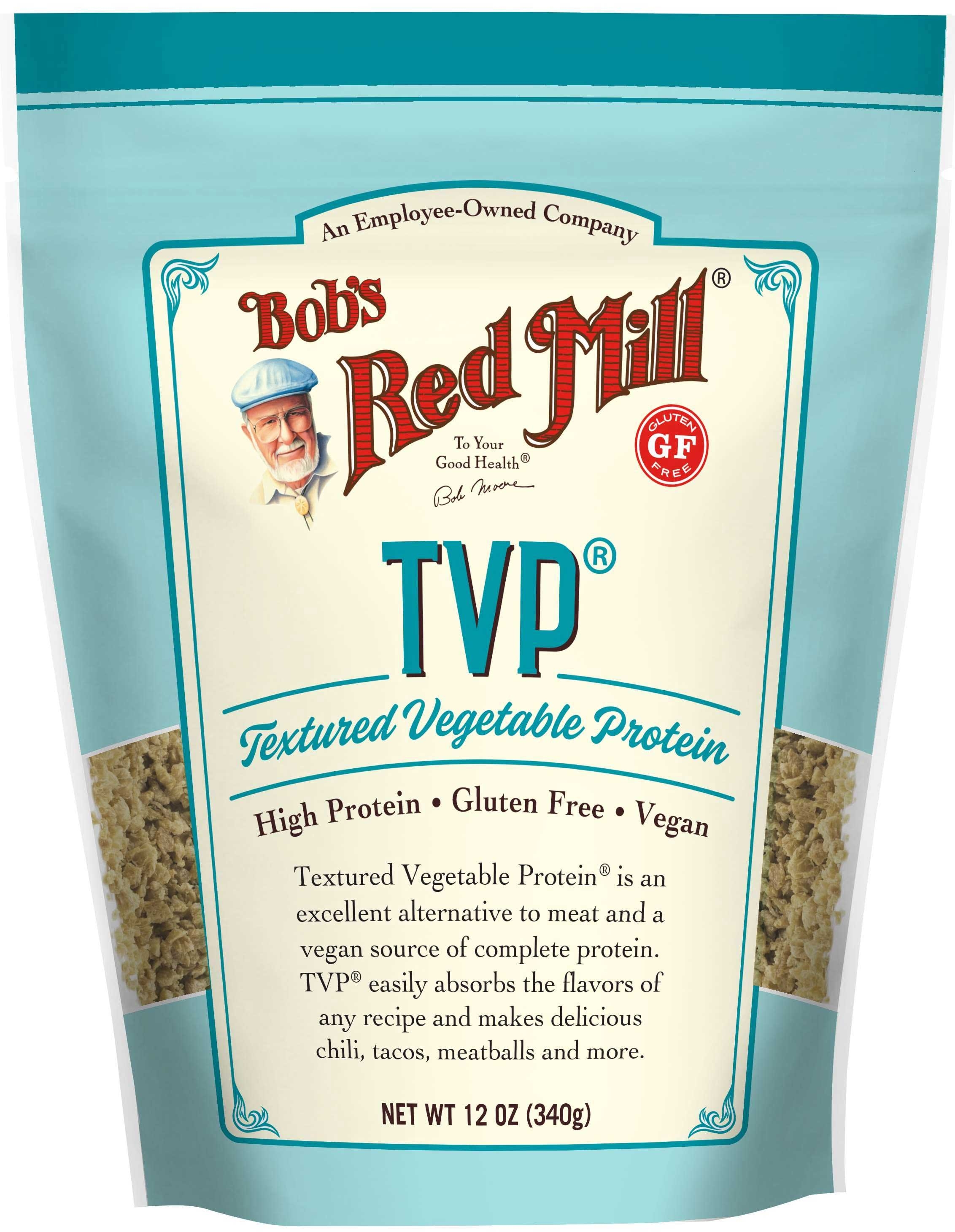 Bobs Red Mill Textured Vegetable Protein, 12 Ounce -- 4 per case