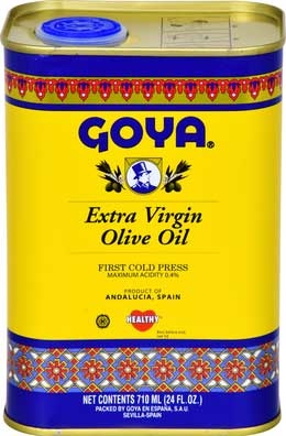 Goya Extra Virgin Olive Oil, 34 Ounce -- 12 per case.