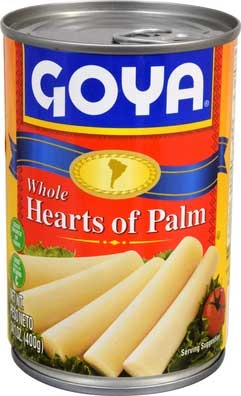 Goya Whole Palmito - Can, 14 Ounce -- 12 per case.
