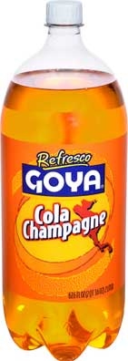 Goya Refresco Cola Champagne Soda, 2 Liter -- 8 per case.