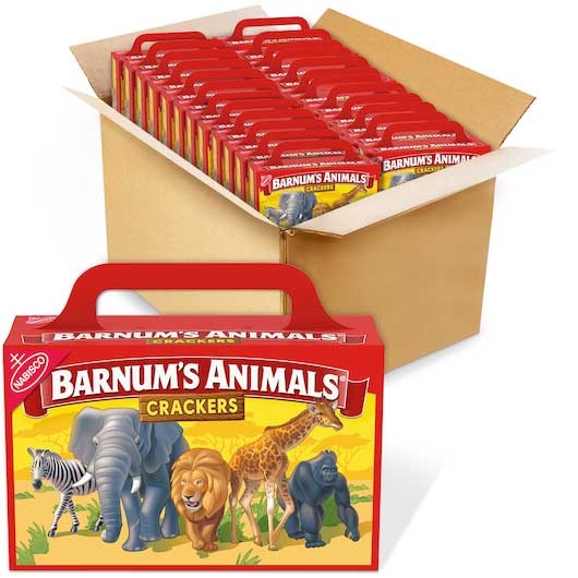Barnums Animals Crackers - 2.13 oz. box, 24 per case